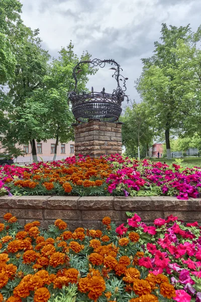 Heykel sepet, Yegoryevsk, Moscow region, Rusya Federasyonu.