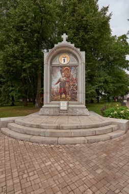 Rusya, 12. yüzyılda kurulan spaso-başkalaşım manastır, yaroslavl şehir altın yüzük.