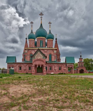 Rusya, tapınak kompleksi içinde 17 yüzyılda, yaroslavl şehir kurdu korovniki, altın yüzük.