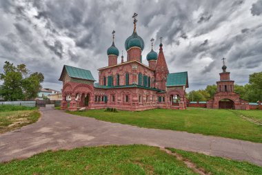 Rusya, tapınak kompleksi içinde 17 yüzyılda, yaroslavl şehir kurdu korovniki, altın yüzük.