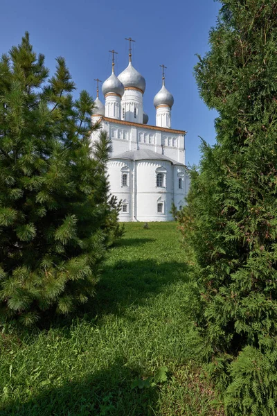 Anillo Oro Rusia Monasterio Del Spaso Yakovlevsky Dimitriev Fundada 1389 — Foto de Stock