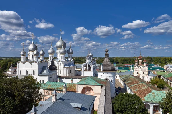 Zlatý Prsten Ruska Rostov Kreml Založená Století Město Rostov Velikij — Stock fotografie