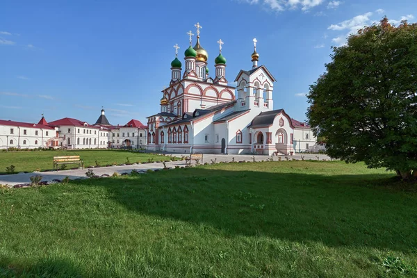 Zlatý Prsten Ruska Klášter Trojice Sergiev Varnitsky Založená Roce 1427 — Stock fotografie