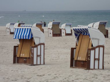 Strandkorb Kış ve Alman Ostsee