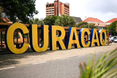 Willemstad şehir merkezi Curacao