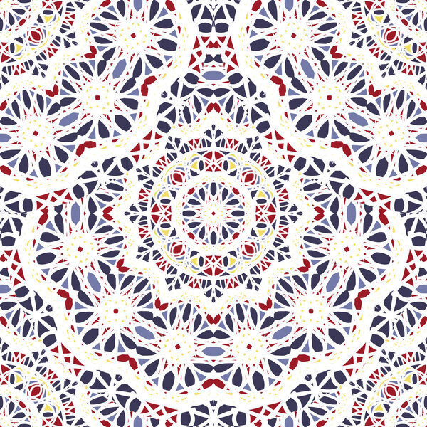 Seamless pattern. Vintage decorative elements. Abstract background. Islam, Arabic, Indian, ottoman motifs.