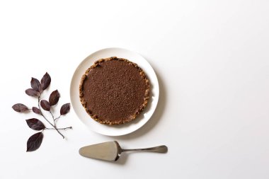 Bir Hayır fırında organik çikolatalı cheesecake yapmak 