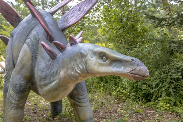 Stegozaur Jest Roślinożerny Dinozaur Thyreophoran — Zdjęcie stockowe