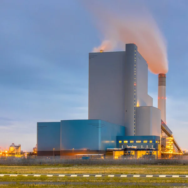 Central Eléctrica Carbón Zona Europoort Maasvlakte Rotterdam Países Bajos — Foto de Stock