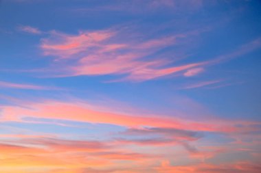 Hollanda'da düz kırsal üzerinde güzel günbatımı arka plan