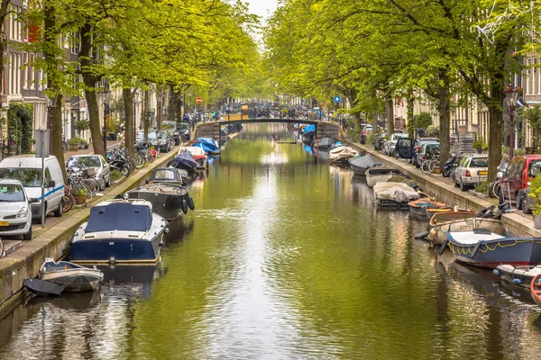 Amsterdam scène du canal — Photo