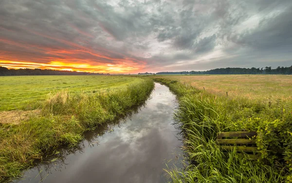 Indian summer river landscape — Stock Photo, Image