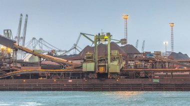 Demir cevheri buk transshipment tesisi ürün