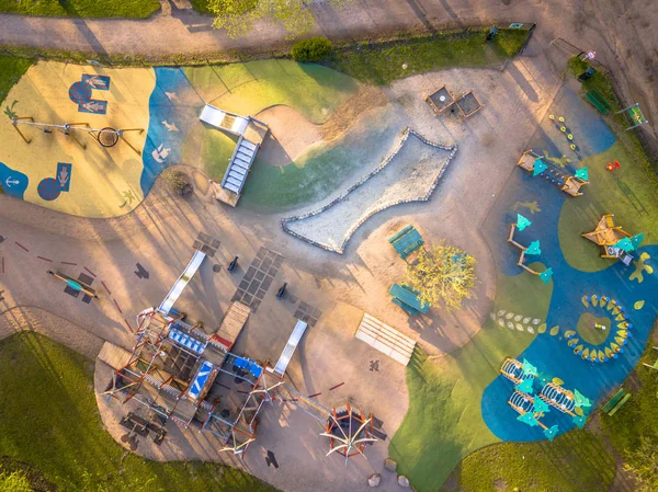 Oyun alanı havadan görünümü — Stok fotoğraf