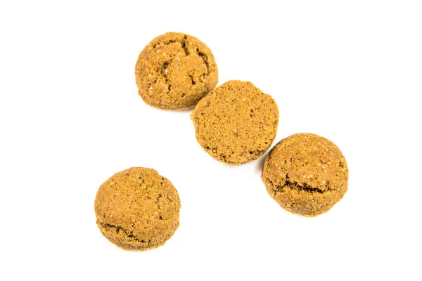 Set of four pepernoten cookies — Stock Photo, Image