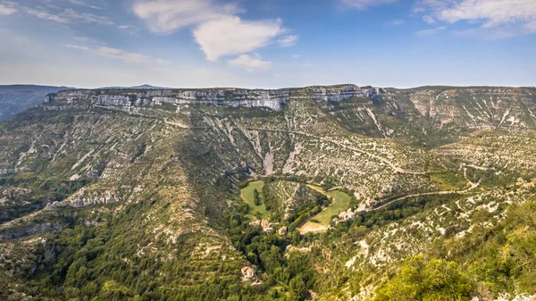 Vue Panoramique Grand Site Cirque Des Navacelles Gorges Vis Cévennes — Photo