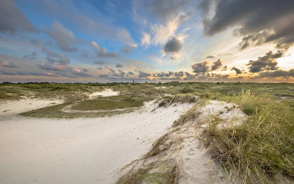 オランダ語で砂丘風景 Schiermonnikoog島 — ストック写真