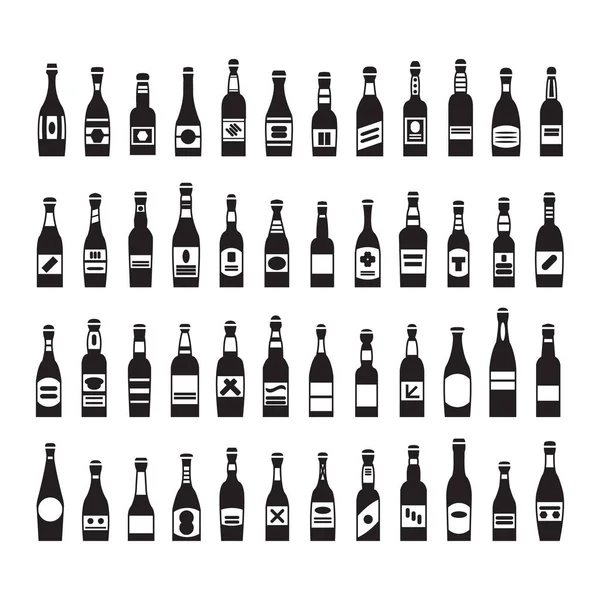 Çeşitli şişe vektör set