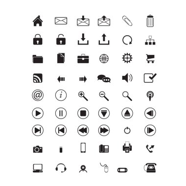 Web simgeler kümesi. Vektör set