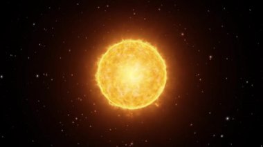 galaksideki Uzay tozu ile sıcak turuncu güneşin