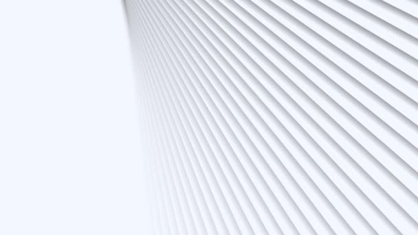 浅蓝色抽象线条图案运动在白色背景 — 图库视频影像