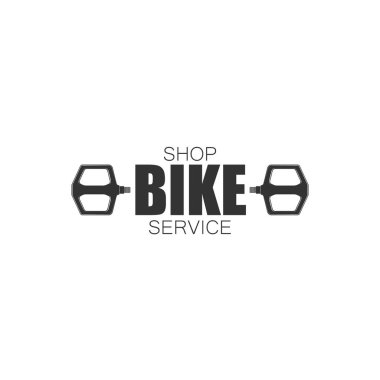 Bisiklet rozet vektör. Bisiklet logosu