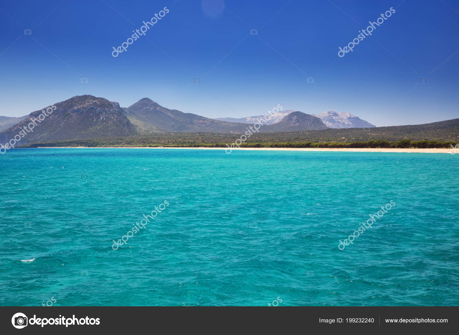 Beau Paysage Sarde Avec Montagnes Eaux Cristallines Sardaigne Italie Europe Image Libre De Droit Par Gevision C 199232240