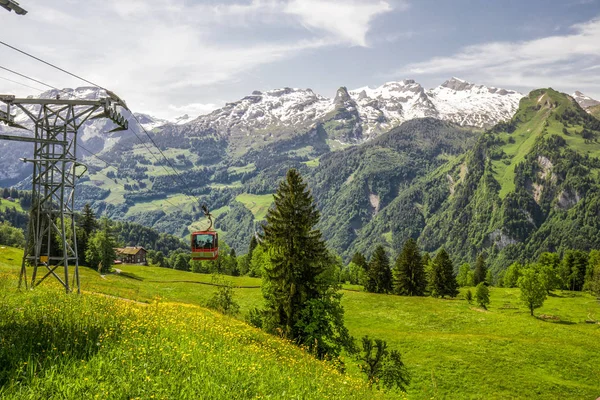 Lenyűgöző Táj Panoráma Svájci Alpokban Fronalpstock Klingenstock Chaiserstock Közelében Illgau — Stock Fotó