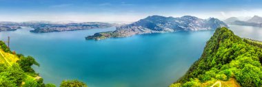 Burgenstock Vierwaldstattersee, İsviçre, Europe görüş yakınındaki İsviçre Alpleri. 
