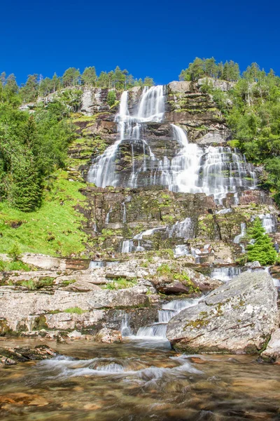 Voss Waterfall Norway Europe — Stock Photo, Image