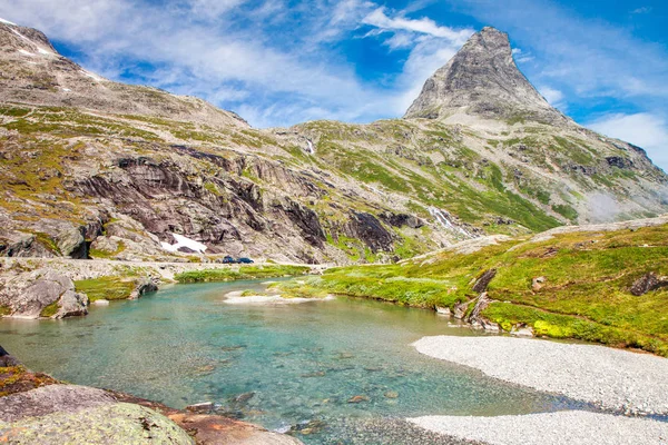 Trollstigen Troll Weg Noorwegen — Stockfoto