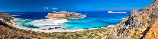 Balos Lagunen Kreta Med Azure Klart Vatten Grekland Europa Kreta — Stockfoto