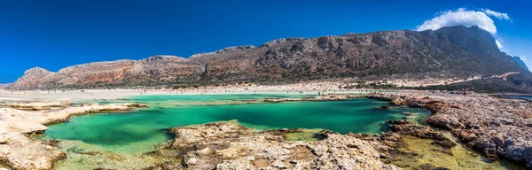 Laguna Balos Isla Creta Con Aguas Cristalinas Azules Grecia Europa — Foto de Stock