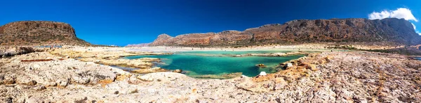 Azure Ile Crete Adada Balos Lagün Temiz Yunanistan Avrupa Büyük — Stok fotoğraf