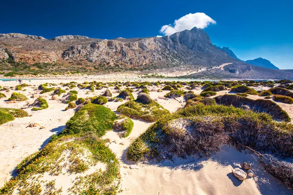 Balos Lagunen Kreta Med Azure Klart Vatten Grekland Europa Kreta — Stockfoto