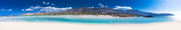 Пляж Элафисси Острове Крит Лазурной Чистой Водой Греция Европа Крит — стоковое фото