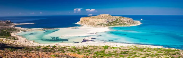 Balos Lagunen Kreta Med Azure Klart Vatten Grekland Europa Kreta — Stockfoto