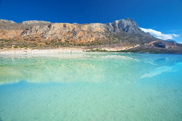 Balos Lagoon Crete Island Azure Clear Water Greece Europe Crete — Stock Photo, Image