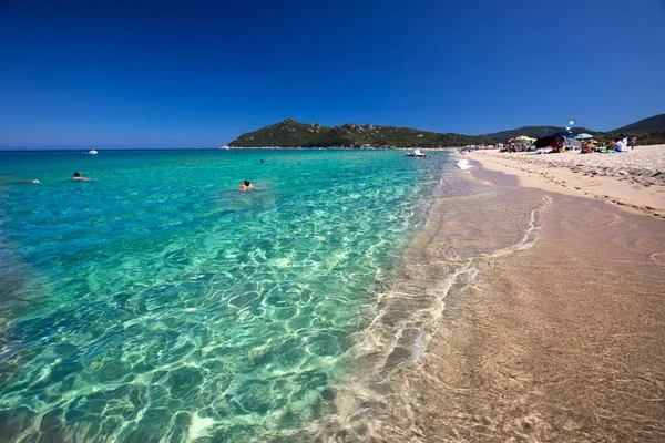 Cala Sinzias beach near Costa Rei on Sardinia island, Sardinia, Italy Stock Picture
