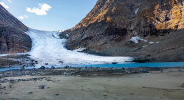 Steindalsbreen buzul Kuzey Norveç, Lyngen Alps Tromso - yakın konumlar ziyaretçi İskandinavya'için