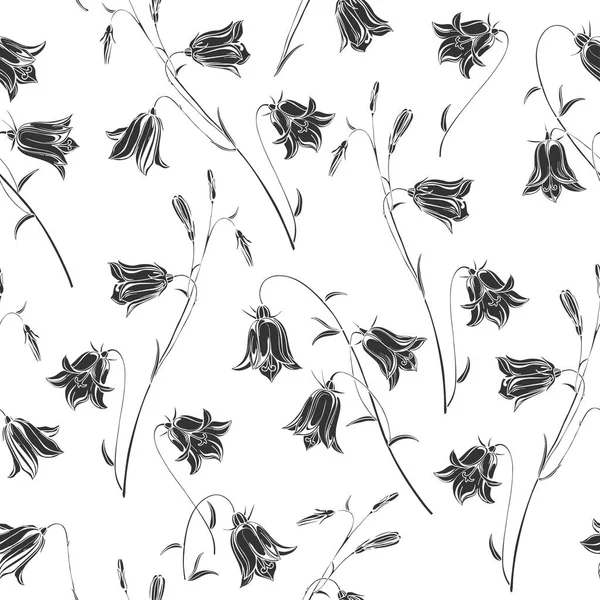 风信子 单色花卉背景 向量例证 — 图库矢量图片