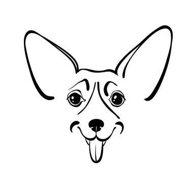 Corgi, yüz. Tasarımının bir parçası olabilir.