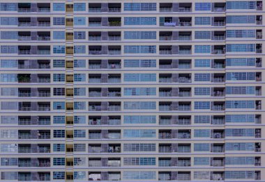 Pencere ayna doku deseninin, arka mimari plan ile modern bina