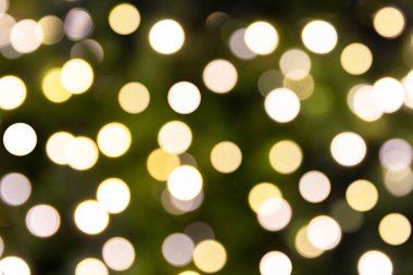 ufuk ışık bokeh Noel ışık ağacı, mutlu yeni yıl ve Noel tatil arka plan