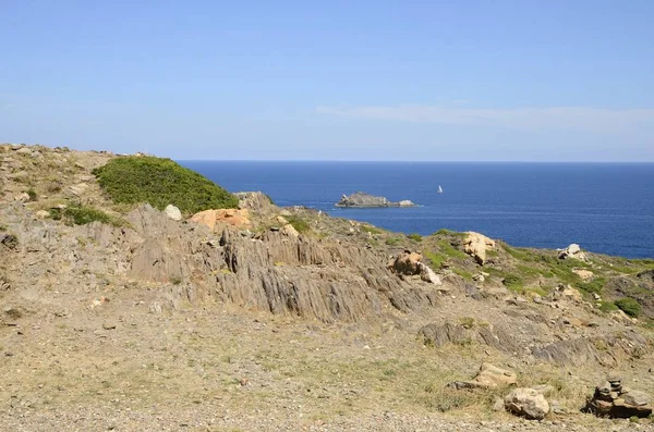 Острівець Cap Creus Природного Парку Коста Брава Каталонія Іспанії — стокове фото