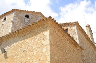 Kilise eski Begur şehir, Katalonya, kuzeydoğu İspanya.