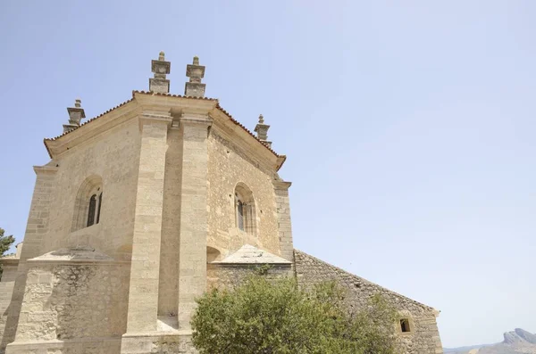 Kraliyet Collegiate Kilisesi Ile Arka Planda Antequera Endülüs Spanya Malaga — Stok fotoğraf