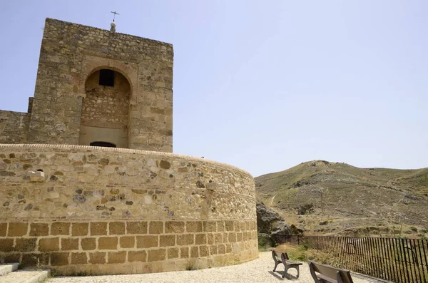 Katolik Hermitage Antequera Endülüs Spanya Dönüştürülen Eski Slam Kapısı — Stok fotoğraf