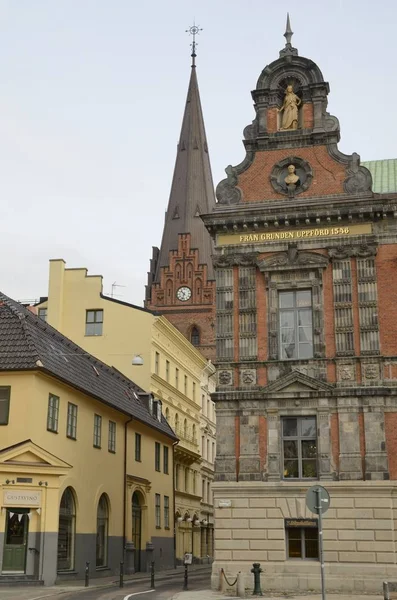 Malmö Szwecja Września 2018 Piękny Rogu Placu Sodergatan Mieście Malmö — Zdjęcie stockowe