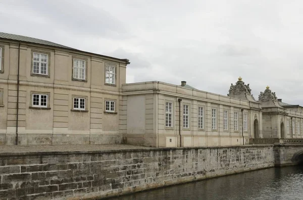 Pabellón Largo Del Canal Christiansborg Palace Sede Del Parlamento Danés — Foto de Stock